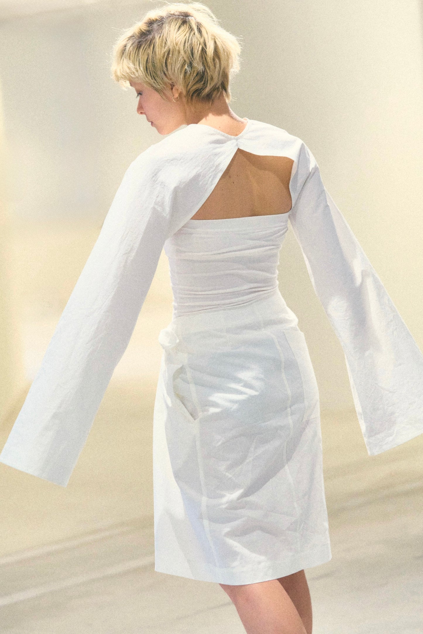 BELLSLEEVE ARM BOLERO / WHITE