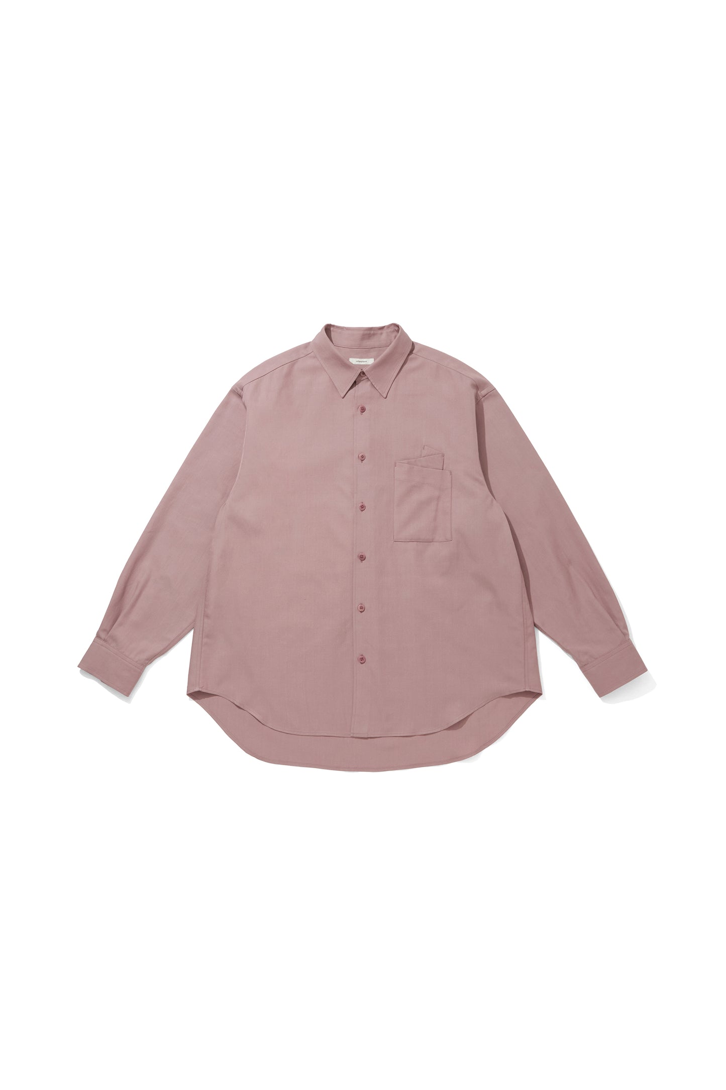 ORIGAMI POCKET SHIRT / DARK PINK
