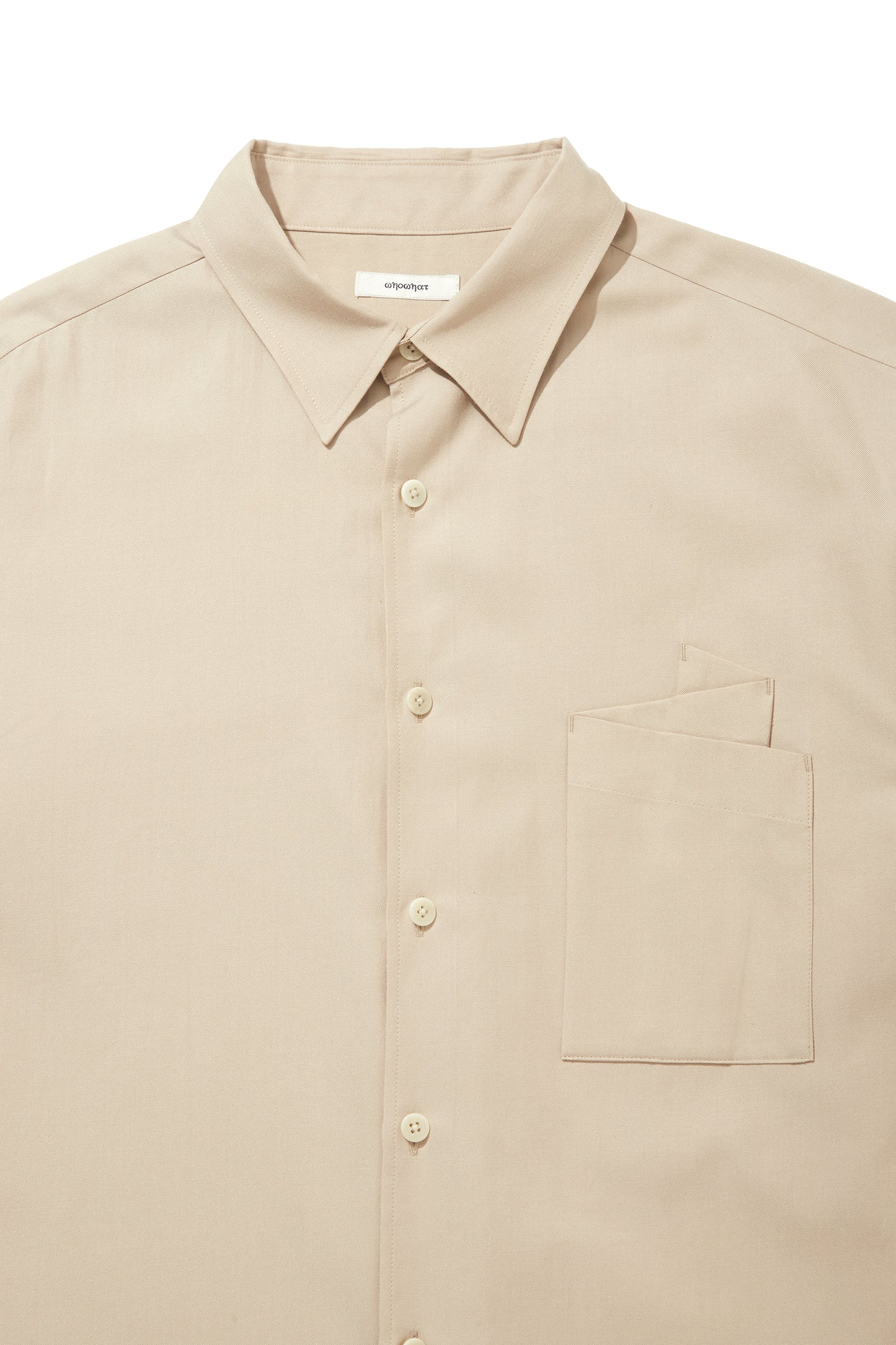 ORIGAMI POCKET SHIRT / BEIGE