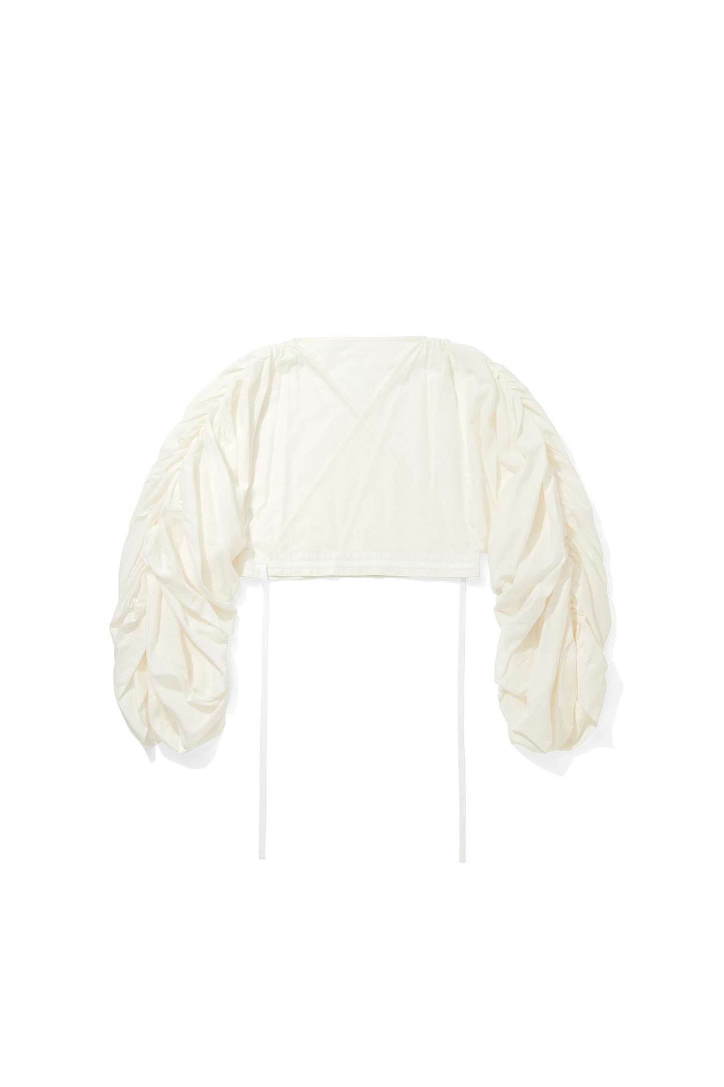4 TRANSFORM WIDE SLEEVE /　COTTON＆JAPANESE PAPER 　 WHITE
