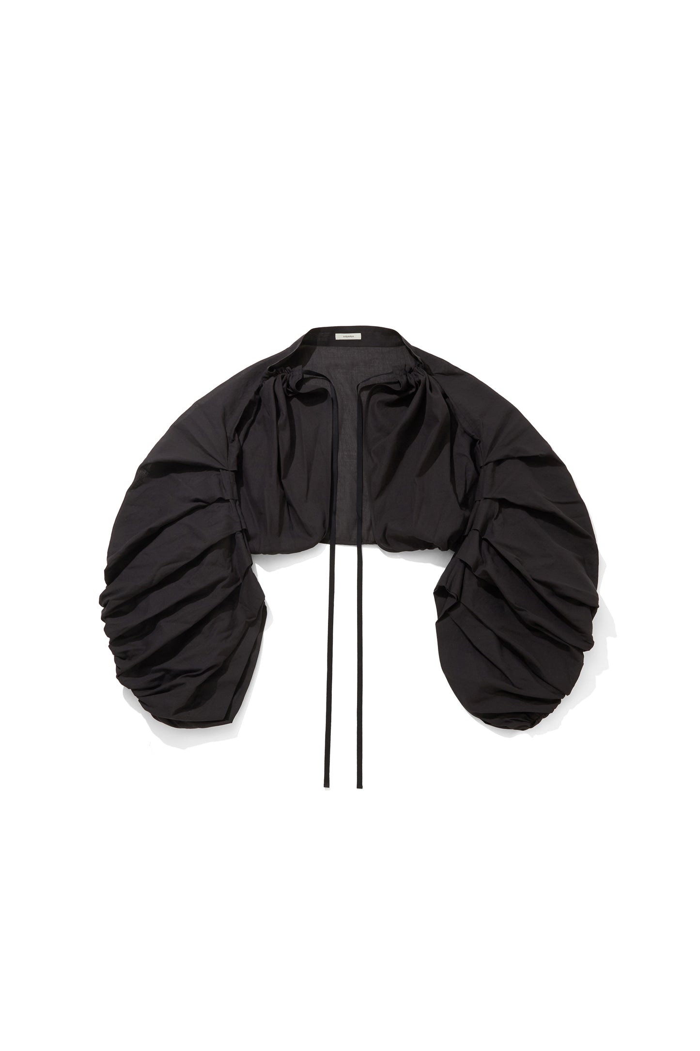 4 TRANSFORM WIDE SLEEVE /　COTTON＆JAPANESE PAPER 　 BLACK