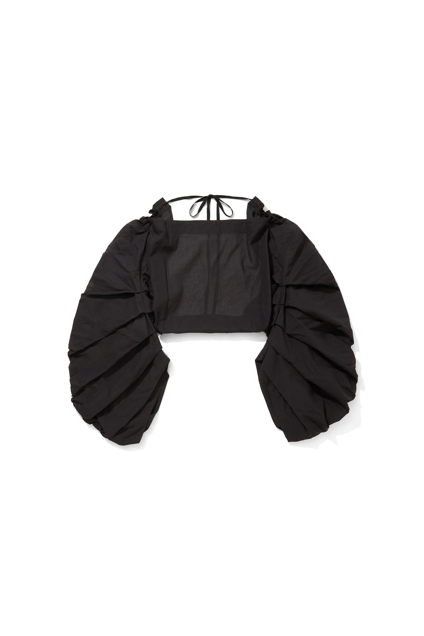 4 TRANSFORM WIDE SLEEVE /　COTTON＆JAPANESE PAPER 　 BLACK