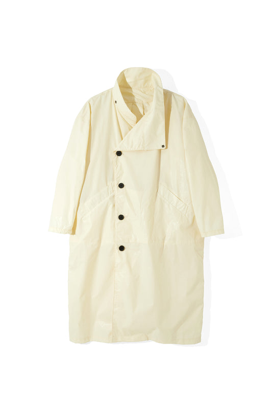 " WHOWHAT SHOP " Limited Edition　LAYERED PARACHUTE COAT　／OFF WHITE