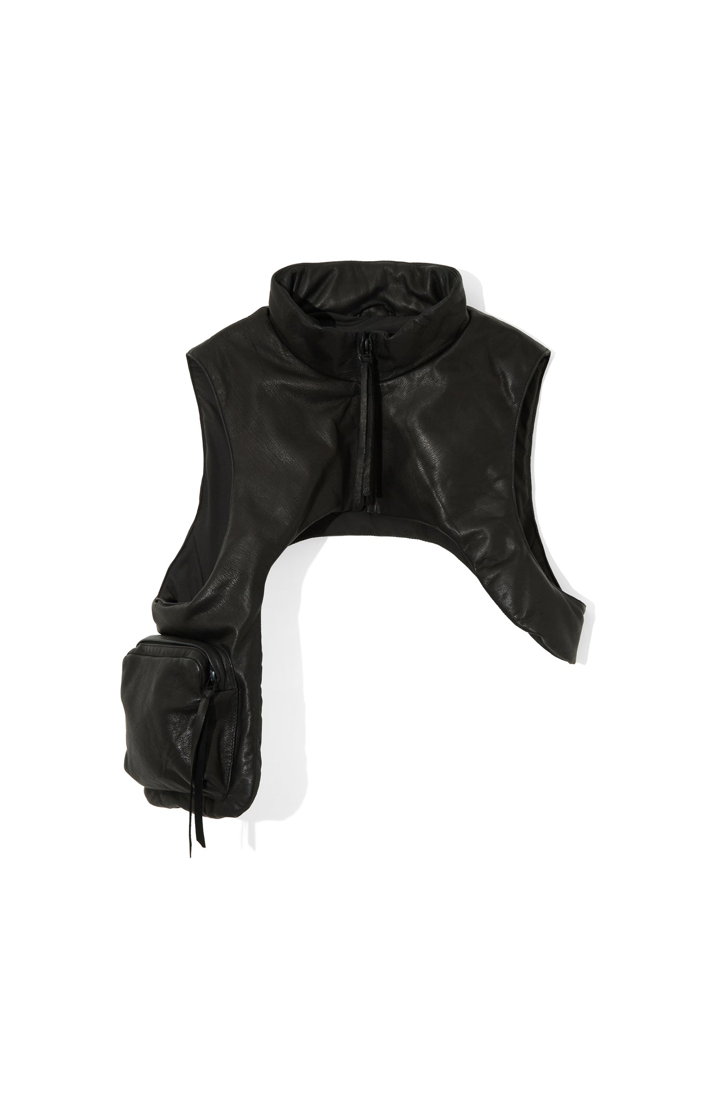 LETHER HARNESS VEST　／BLACK