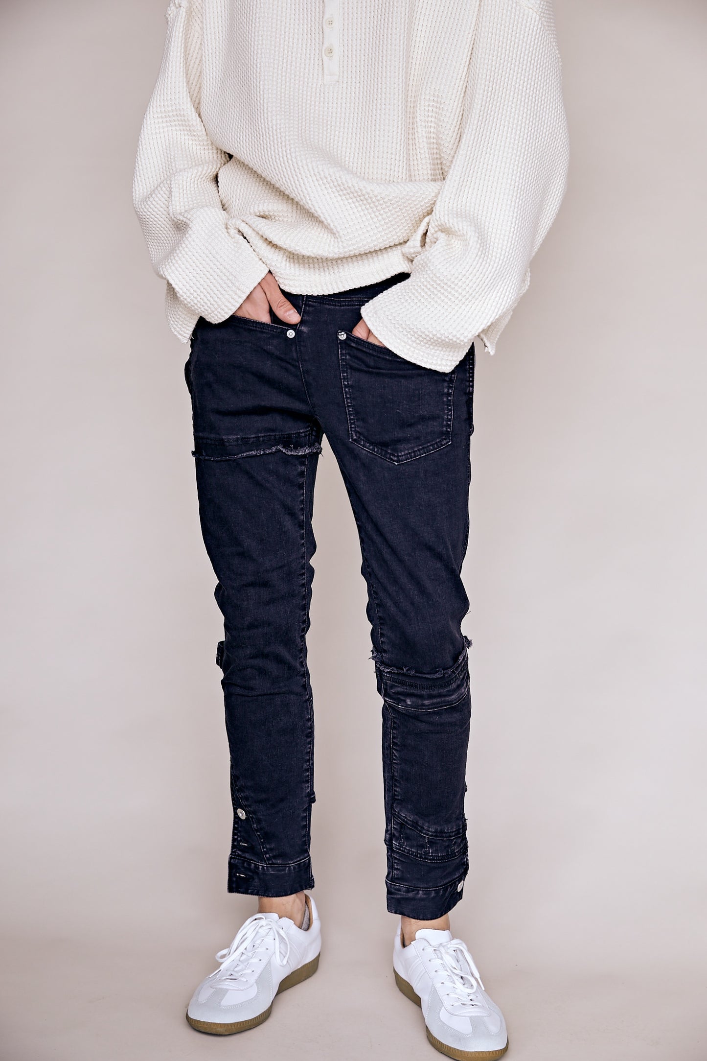 PUZZLE DENIM　＜SUPER STRETCH＞　／BLACK