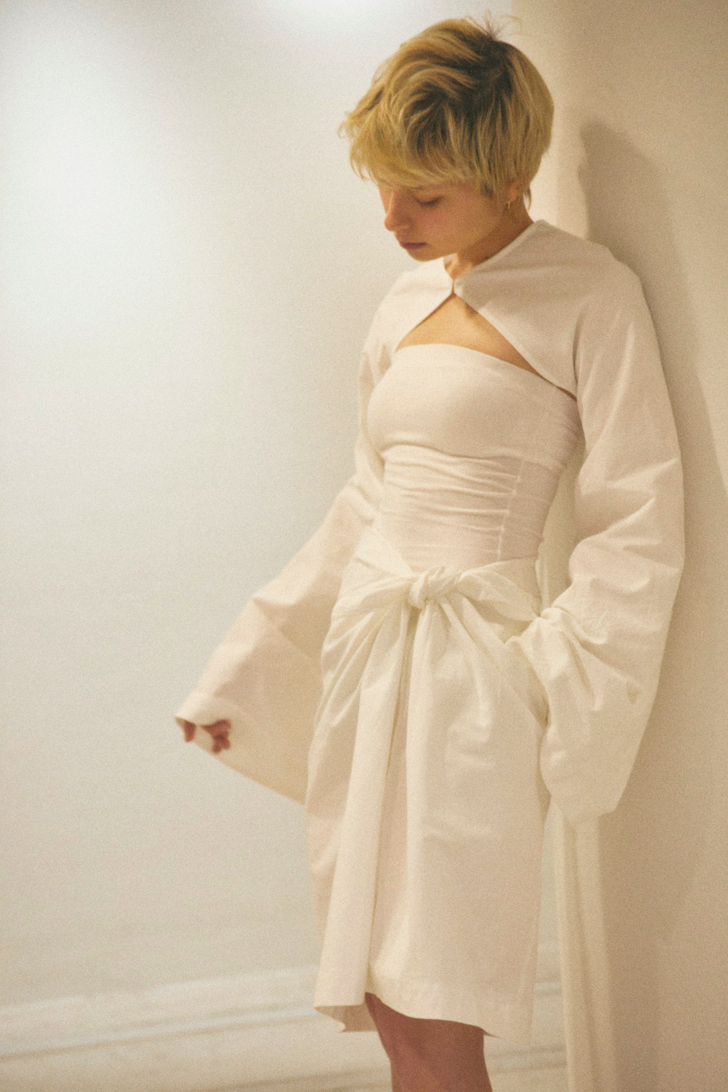 BELLSLEEVE ARM BOLERO / WHITE